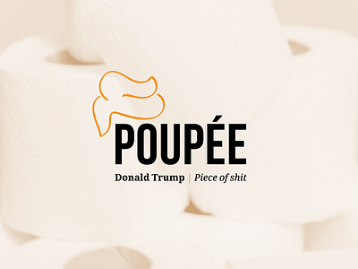 Poupee Campaign Logo branding design logo