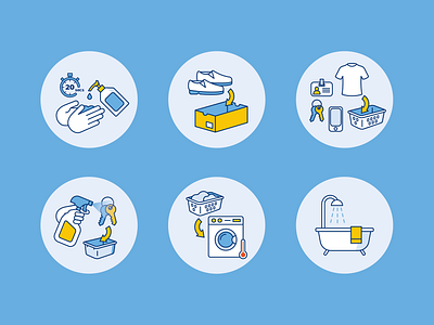 COVID-19 Decontamination Icons coronavirus covid 19 decontamination health hospital icons icon medical icons medicine