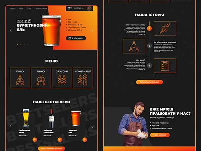 Beerset design flat minimal ui ux web