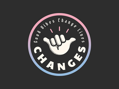 Changes updated logo affinity designer good vibes gradient hand instagram logo design mental health thumbnail vibes