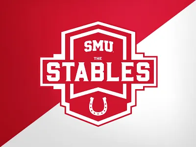 SMU Stables (Suite seating area) athletics branding college football identity logo stadium university