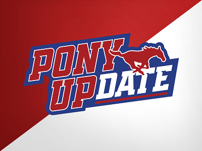 SMU Pony UPdate athletics branding college football identity logo university update