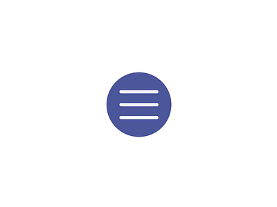 Hamburger Menu Elastic Animation - Figma & React design system animation app button circle close design system effects elastic figma hamburger kit material menu react round templates ui web