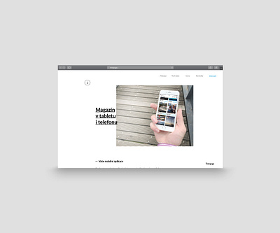 Timepage - Tablet magazine website clean design magazine minimalist rakowski rakowski studio tablet tablet magazine web web design webdesign website website design