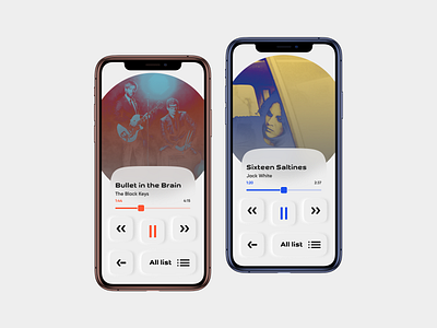 Daily UI :: 009 | Music Player app dailyui minimal music music player ui ux