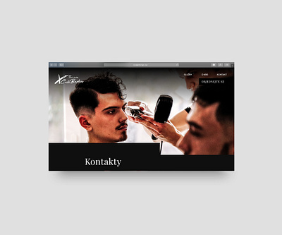 Contact page BarberShop clean design contact contactpage design minimalist rakowski rakowski studio web web design webdesign website