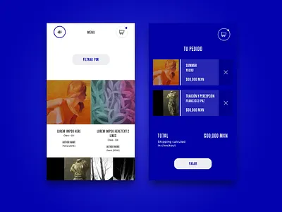 Art Latinou - Responsive cart design ecommerce shopify website