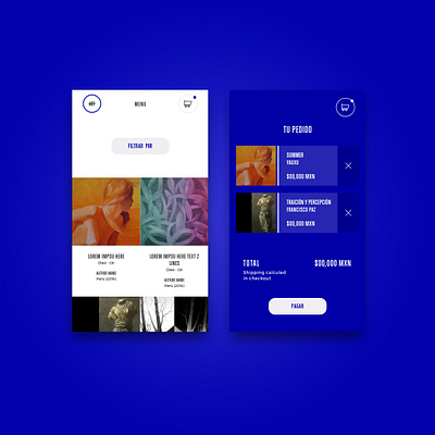 Art Latinou - Responsive cart design ecommerce shopify website