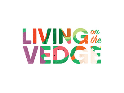 Living on the Vedge cooking cooking channel illustration lifestyle logo plant illustration plants vegan food veganism vegetables vegetarian vegetarian food veggies video