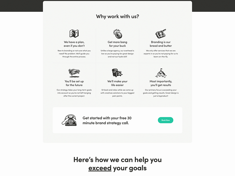 Grant Burke Website black and white chimpanzee freelance designer hand drawn header illustration hero image modern portfolio web design website illustration