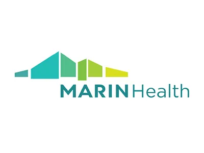 Marin Health app icon design bottles brand identity brochure mockup businesscard environment design healthcare logo