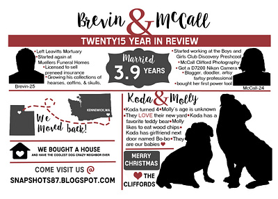 Info-graphic Holiday Card avatar card christmas card infographic infographics postcard silhouettes