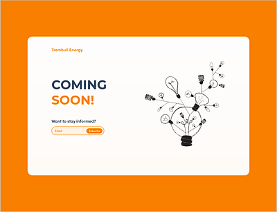 Daily 046 (Coming Soon) coming soon dailyui ui ux