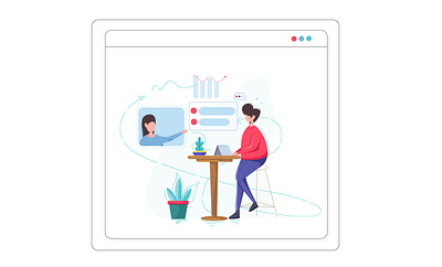 flat ilustration app app design artwork branding flat ilustration flatdesign illustration landingpage onboarding uxdesign