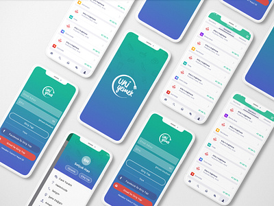 Uniyemek Food Ordering Application app design food ordering food ordering app mobile app design mobile ui splashscreen ui ux