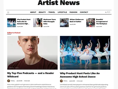 EmBe - Flexible Magazine WordPress Theme blog blogging creative estudiopatagon freebies google page speed magazine minimal modern personal seo speed super light tutorial tutorials