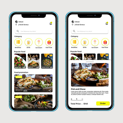 UI Design Food Online app app ui ux web ui ux