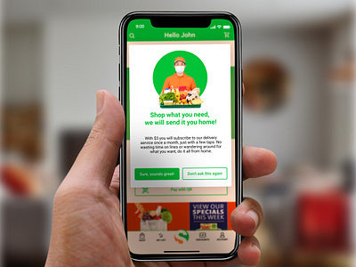 #UXWriting - Day 4 app behance dailychallenge design figma from home groceries grocery store one time offer promotion shipping shopping subscription ui ux uxdesign uxui