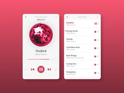 Daily UI #009 • Music Player adobexd daily challange dailyuichallange ui user interface