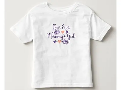 Children's t-shirt clothing cute girl girls mommys pretty shirt