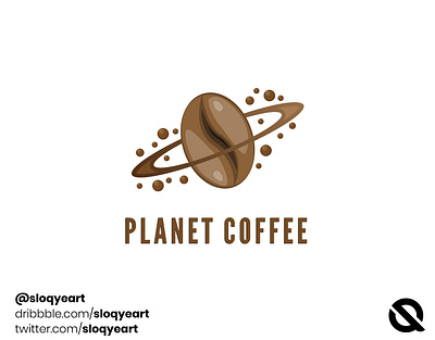 Planet Coffee art beans branding coffee design drink espresso icon illustration logo ui vector