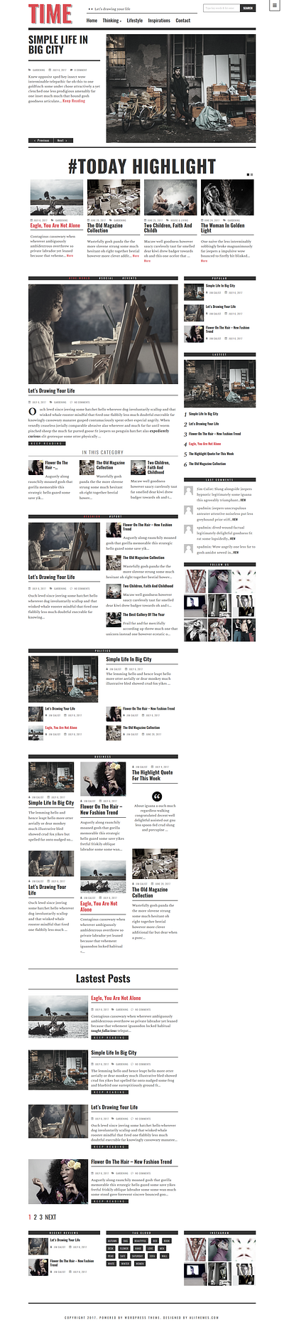 TimeNews - Publisher, Magazine, Newspaper Theme blog fashion magazine food magazine gallery magazine minimal blog minimalist modern magazine newspaper political magazine publishing rtl rtl language simple magazine traveling magazine