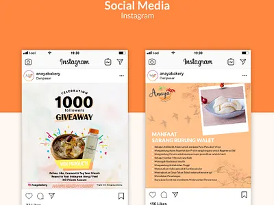 Social Media Design branding design illustration instagram post marketing social media design