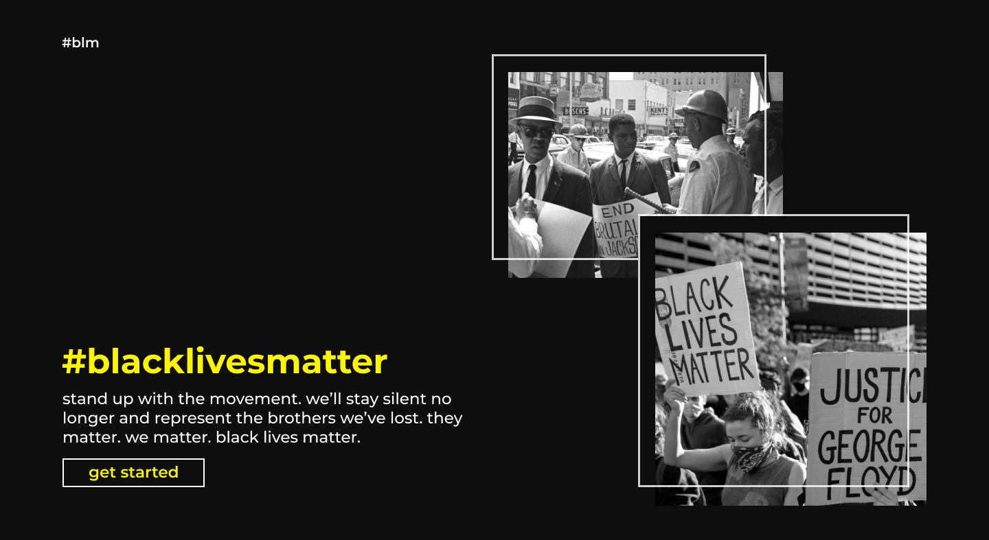 Example of #blacklivesmatter