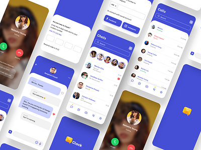 Chat App UI adobexd adobexduikit app design chat chat app ios app mobile app ui uikit userinterface ux