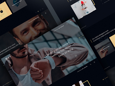 FullScreen Agency agency branding concept desig design homepage site design typography web design website