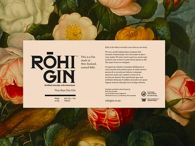 Rōhi Gin gin logo typography