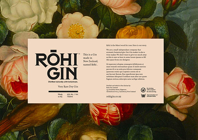 Rōhi Gin gin logo typography