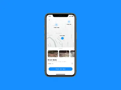 Skate Spot App Design app design design mockup skateboard skater sketch uidesign