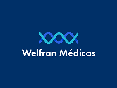 Welfran Médicas Logo Design branding identity logo logo design logo mark logotype medical logo symbol visual identity