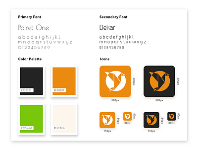 Style Guide Design app icon color color palette font fonts fonts.com fontself guide icon icons minimal palette style style guide typography ui ux
