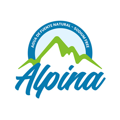 Alpina v1 design illustration logo logo design