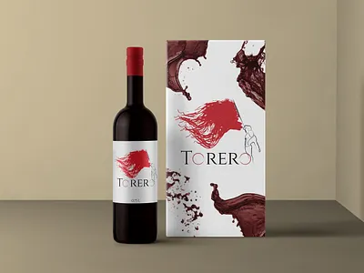 Wine logo "Torero" art branding design icon illustration logo