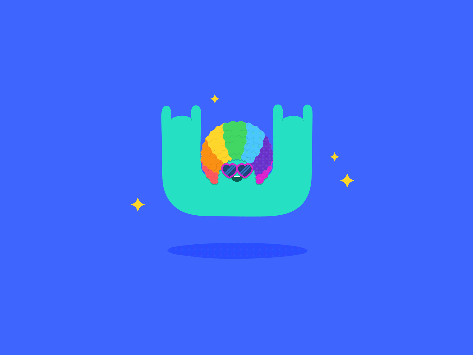 Loader afro boogie character character design chef hat disco events illustration loader loader animation mohawk playful rainbow afro rockstar ticket app ticket booking ticketing ticketing app ticketing platform tuxedo