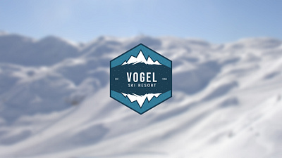 Vogel Ski Resort - Logo concept branding clean concept creative design logo redesign resort resort logo ski slovenia vector vogel