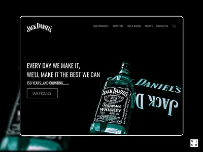 jack daniels alcohol alcohol branding alcohol packaging app branding design jack daniels ui web website website concept whiskey whiskey and branding whiskey label