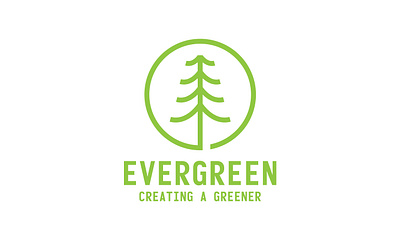 evergreen minimalist logo design abstract logo branding business logo design green logo inspirational logo logo design logo ideas minimalist logo natural simple logo