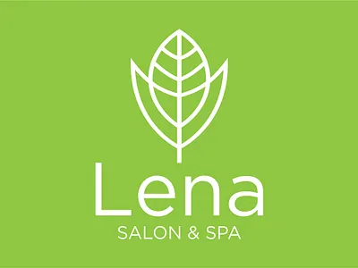 Lena minimalist logo design abstract logo beauty logo branding business logo design inspirational logo leaf logo logo design logo ideas minimalist logo salon logo simple logo spa logo