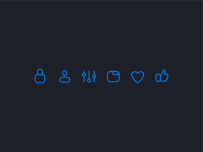 Icon Exploration folder heart icon icon design icon set iconography icons iconset like lock person settings thumbs up user