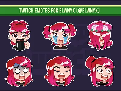 Twitch Emotes anime emotes stickers telegramstickers twitch twitch.tv twitchemotes vector