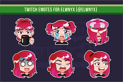 Twitch Emotes anime emotes stickers telegramstickers twitch twitch.tv twitchemotes vector