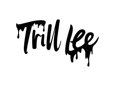 Trill Lee Logo Design⁠ branding clothing cool symbol dripping logo emblem fashion flat icon graphic design instagram logo logo design luxury minimal minimalist modern monogram streetwear