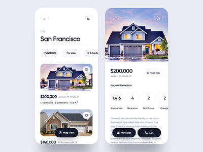 Real Estate app app app design clean design estate home house interface ios ios app real estate sell simple ui uidesign uiux ux uxdesign