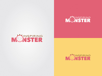 INSPIRING MONSTER LOGO branding design graphicdesign illustration logo logo design logotype monster vector