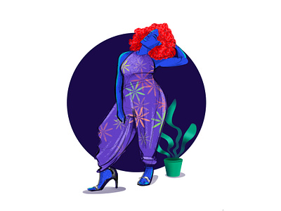 Girl app character design illustration illustration ux ui ui