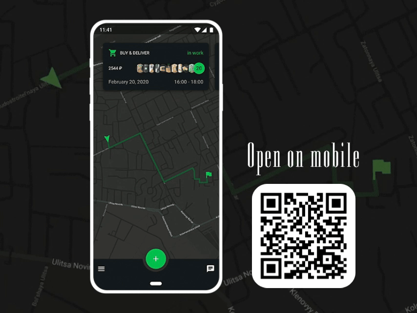 Map management UX app delivery design interaction interface map pie protopie protopie5.0 prototype task ui ui animation ux